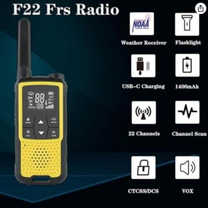 Walkie Talkie Long Range 22 Channels FRS Radio